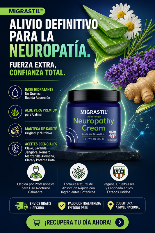 Migastril - Crema para la neuropatía nerviosa