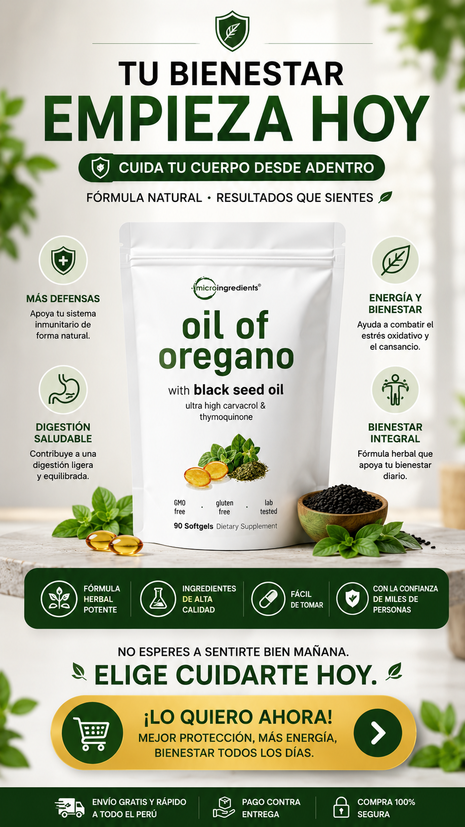 Oil of Oregano - Microingredients